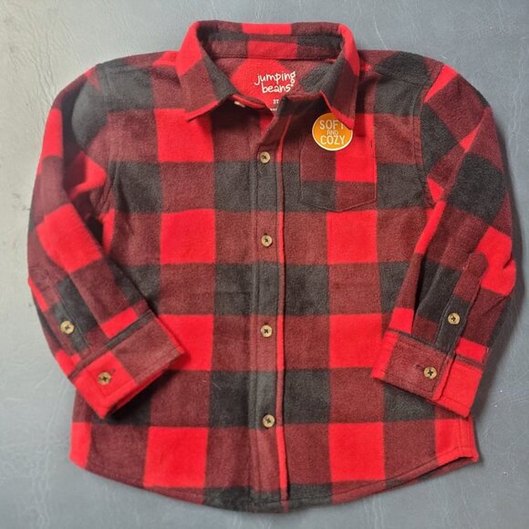 jumping beans Other - Jumping Beans 3T Button Up Flannel NWOT